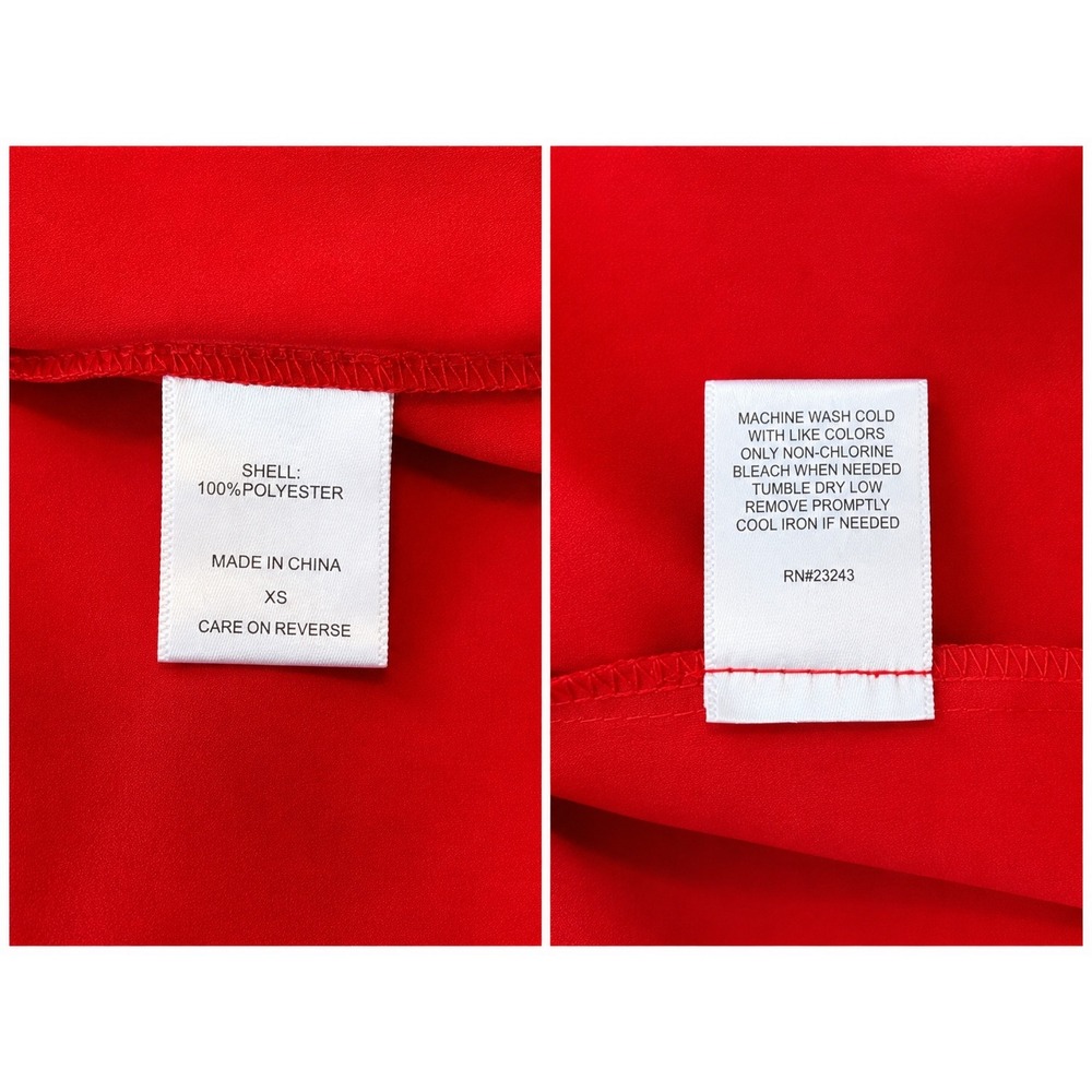 Gabrielle Union Red Duster Coat Long Belted Trench Jacket XS New 1816 - Picture 4 of 4